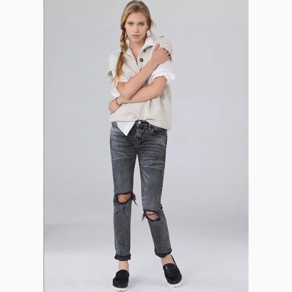 HP π NWT Anthro Pilcro The Slim Boyfriend Jeans - Picture 1 of 13